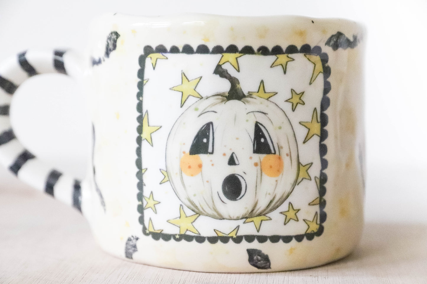 White Pumpkin Pot Medium