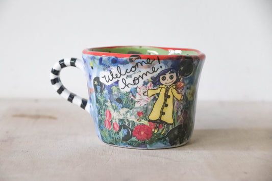 Coraline Green Blue Pot