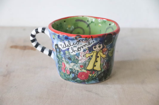 Coraline Green Blue Pot