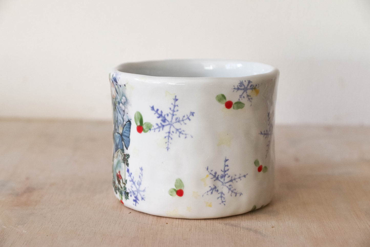 Blue Christmas Fairy Mug Large