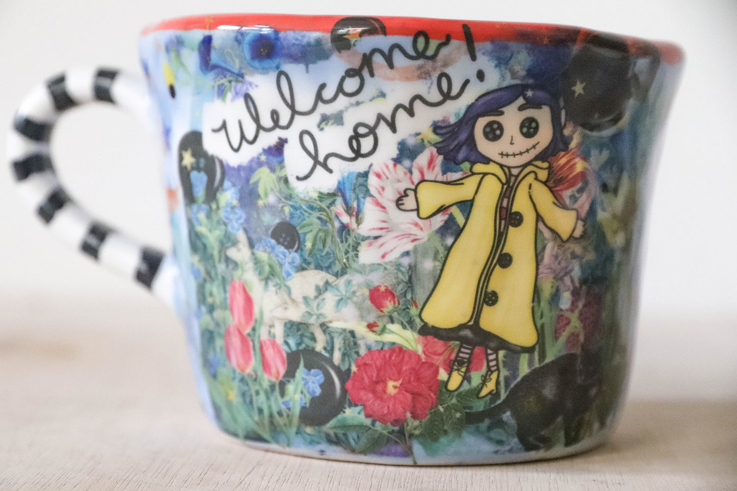 Coraline Green Blue Pot