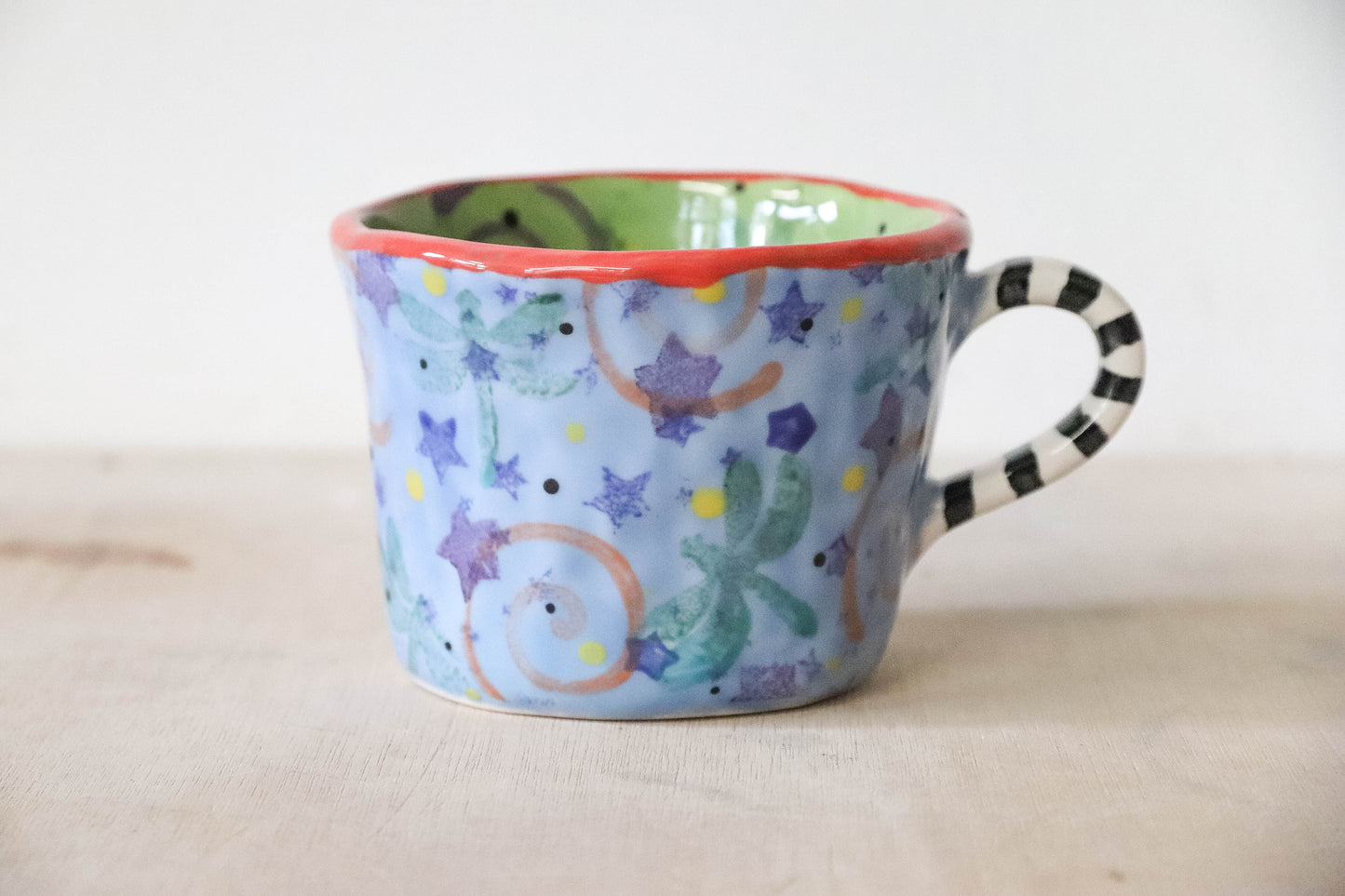 Coraline Green Blue Pot