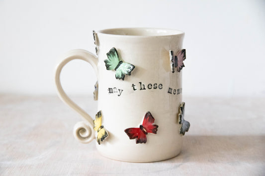 Long Live Eras Butterfly Stoneware Mug