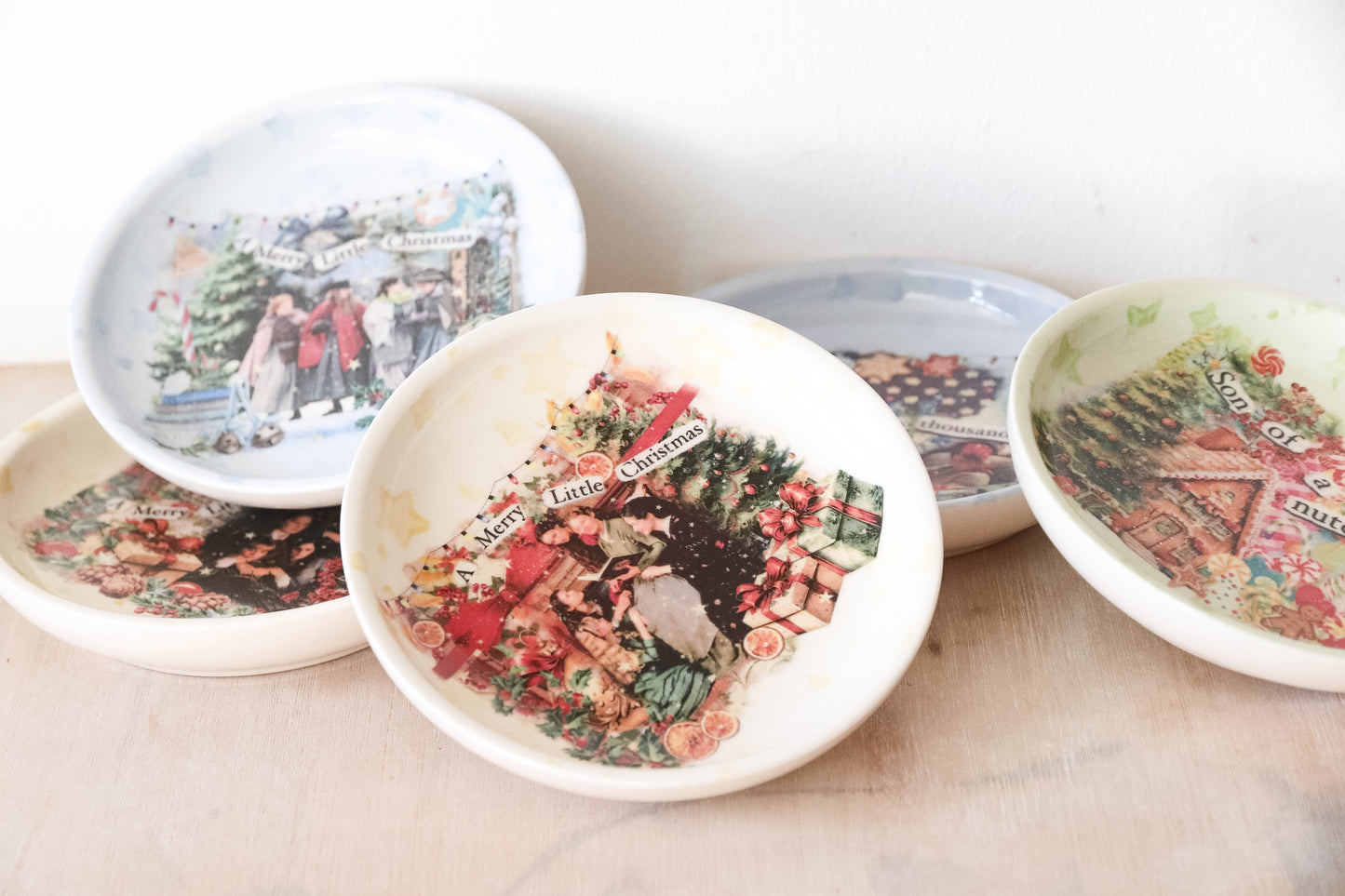 Christmas Trinket Dishes