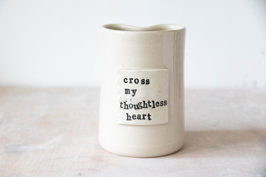 Thoughtless Heart Straw Cup